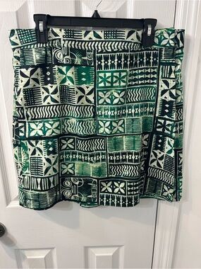 Ripskirt Emerald Tapa Wrap Skirt. Size Large Length 2.
